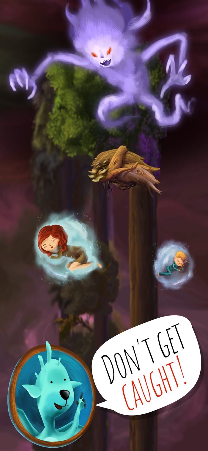 Dreamica — ručne kreslená pádová adventúra s magickou bublinou